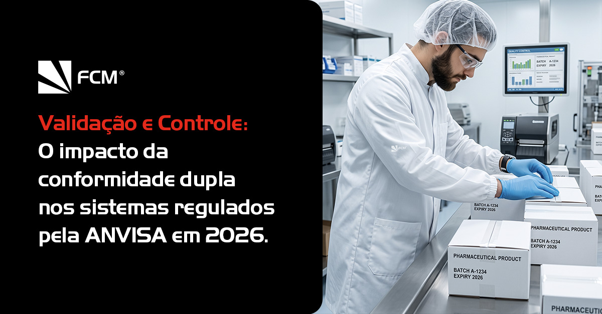 Validação de sistemas e rastreabilidade física em linha de produção regulada